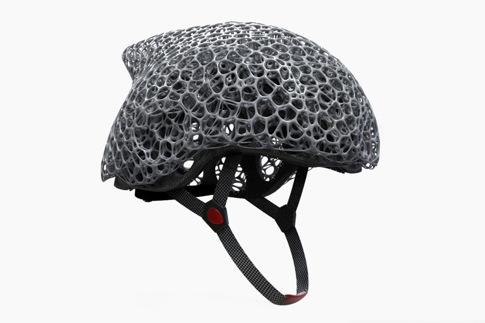 3D printed bike helmet
