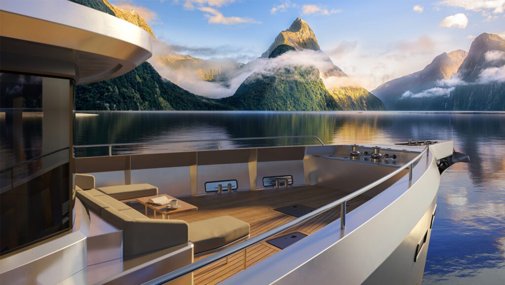 solar powered yacht