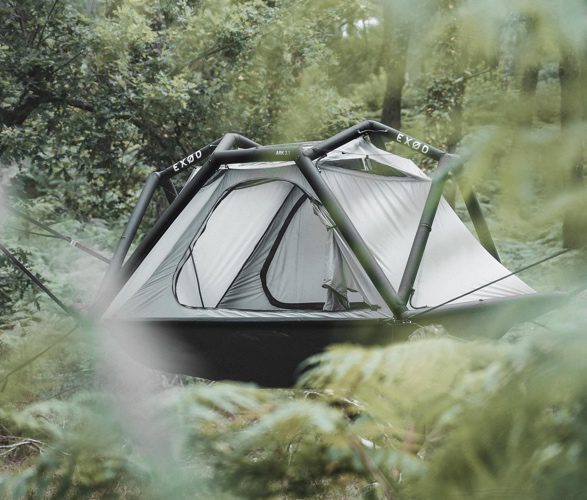 elevated tent
