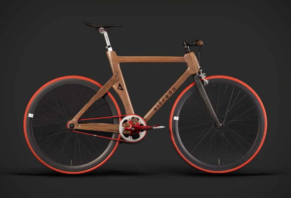 wooden bicycle