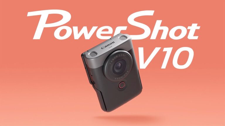 Canon PowerShot V10 Vlogging Camera: Your Perfect Companion for On-the-Go Content Creation