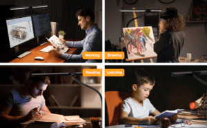 Pzloz Adjustable LED Desk Lamp: Your Ideal Lighting Companion for Work and Study